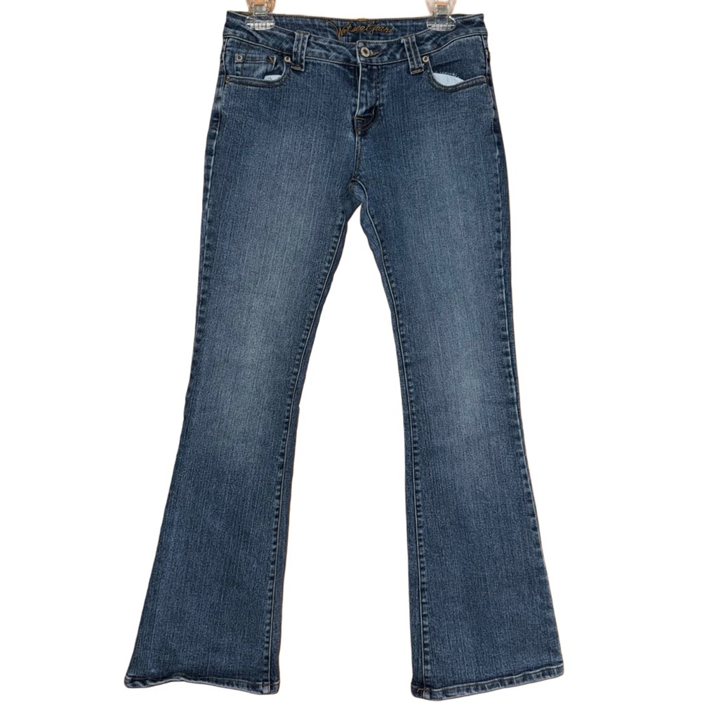 Wet Seal Low Rise Flare Jeans